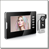 Цветной HD видеодомофон для квартиры Eplutus EP-7300-B